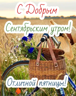 Картинка: Доброе сентябрьское утро пусть будет наполнено солнечным светом