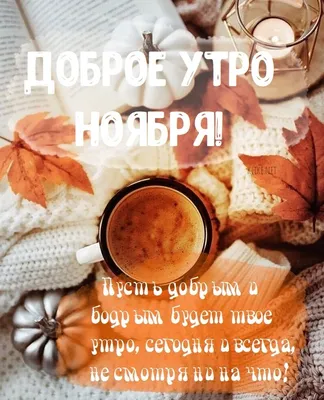 Здравствуй, Ноябрь!🍁❄️С Добрым Утром Ноября! Красивая Песня! 1 Ноября!Музыкальная  Открытка Пожелание - YouTube