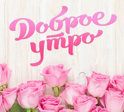 Доброе Утро любимым! 🌹 | Красивые розы, Праздничные открытки, Доброе утро