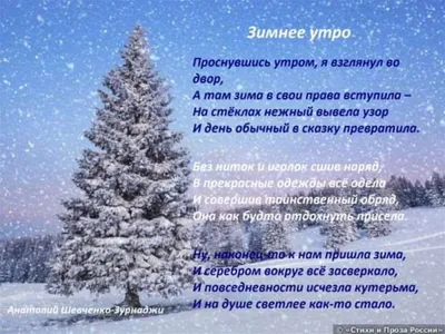 Картинка \"Доброе зимнее утро\", с утренним снежным лесом • Аудио от Путина,  голосовые, музыкальные