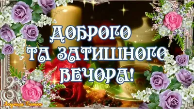 Доброго Вечора | Good evening, Good morning, Holiday