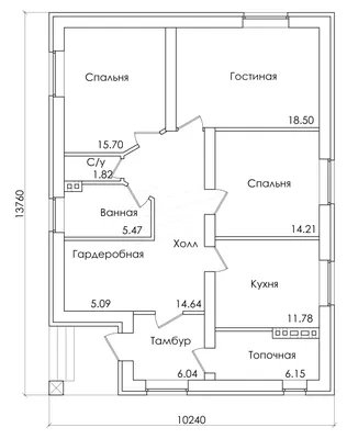 Самые удобные планировки одноэтажных домов Z500