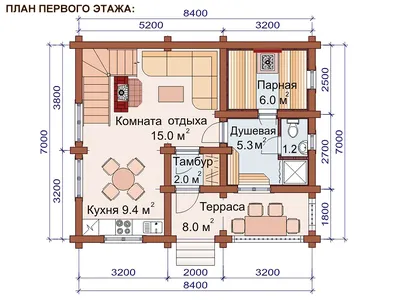 Бани до 50 кв. м. - типовые проекты