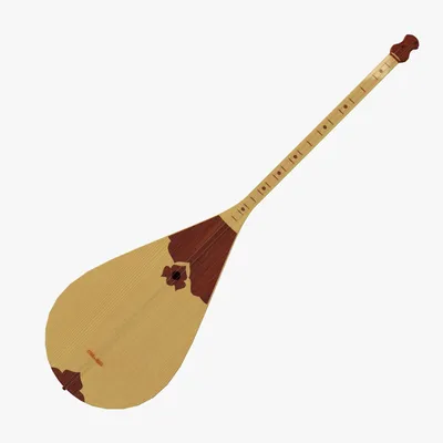 Premium Vector | Dombra musical instrument sketch contour vector  illustration