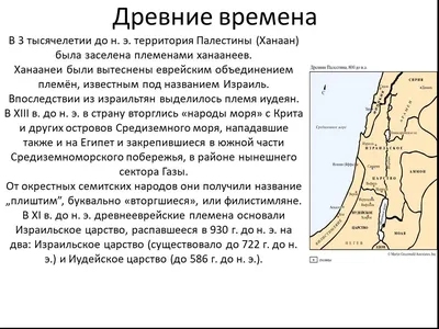 Древняя Палестина презентация, доклад, проект