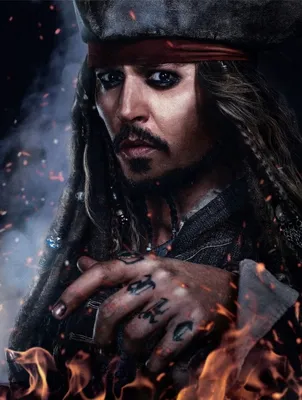 Плакат \"Капитан Джек Воробей, Джонни Депп, Jack Sparrow, Pirates of the  Carribean\", 60×43см (ID#889964292), цена: 190 ₴, купить на Prom.ua