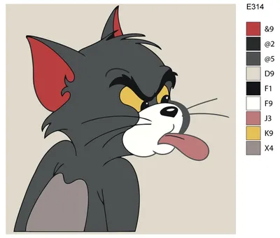 Детская картина по номерам E 314 \"Мультсериал Том и Джерри. Обиженный Том\"  30х30 - купить с доставкой по выгодным ценам в интернет-магазине OZON  (621604239)