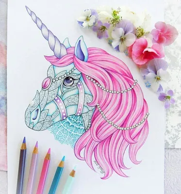 3 DIY ИДЕИ ДЛЯ ЛД 🦄 картинки для срисовки в скетчинге 🦄 КАК НАРИСОВАТЬ ЕДИНОРОГА  для начинающих - YouTube