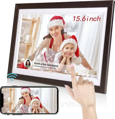 Электронная рамка для фото с приложением, будильником и памятью /  Електронна фоторамка Byybuo 15.6\" HD IPS (ID#2043840147), цена: 6001 ₴,  купить на Prom.ua
