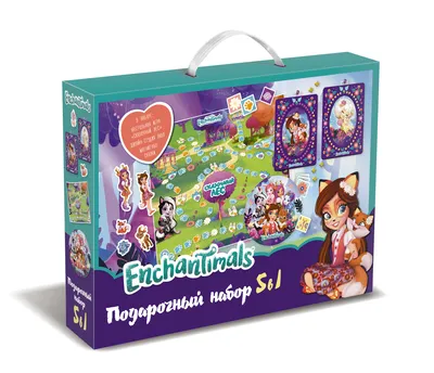 Enchantimals\" Подарочный набор 5в1 Энчантималс. Подарочный набор 8в1. 06781  32.0 х 6.0 х 23.0 см 06780 купить за 883,00 ₽ в интернет-магазине Леонардо