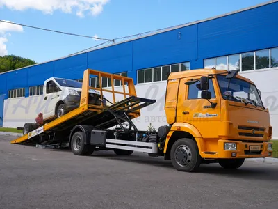 Эвакуатор ISUZU NQR90, 5,5 тонны, КМУ Fassi F100AT.12, купить по России,  продажа по цене завода, прямая платформа - НОВАЗ