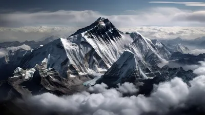 The Top Of The Everest Mountain Is Surrounded By Clouds Background, Mount  Everest Picture High Resolution, Mountain, Tibet Background Image And  Wallpaper for Free Download