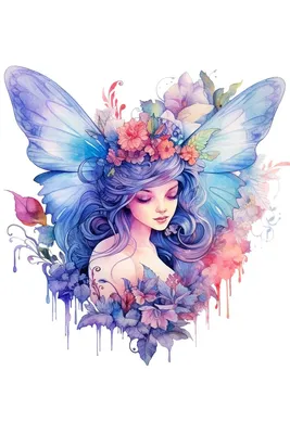 Fairy. Фея. PNG. в 2023 г | Искусство с феями, Фея картинки, Цветочное  искусство