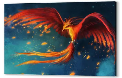 Phoenix Феникс | Абстрактные картины, Картины маслом, Феникс