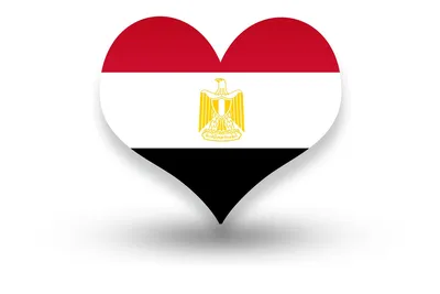 Флаг.ру: Кабинетный флаг Египта двухсторонний из атласа 100x150 | 100x150