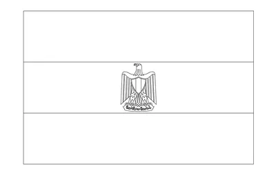Флаг.ру: Флаг Египта 90х135 из флажной сетки | 90x135