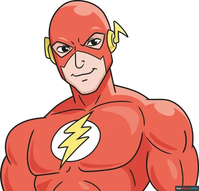 How to Draw the Flash - Really Easy Drawing Tutorial