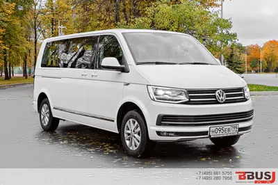 Трансфер и аренда минивэна Volkswagen Caravelle белого цвета, 2019-2021  года с водителем