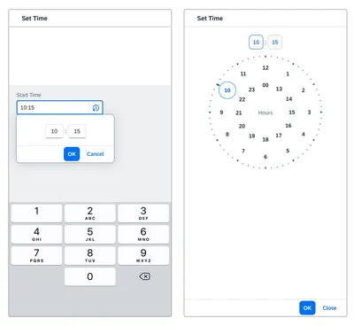 Time Picker | SAP Fiori for Web Design Guidelines