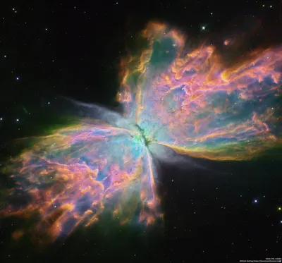 APOD: 2022 November 21 - The Butterfly Nebula from Hubble