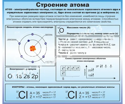 Строение атома и электронные конфигурации 1.0 - Умскул Учебник