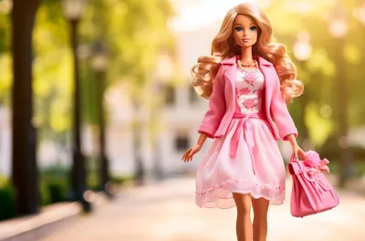 Кукла Barbie Экстра в розовом платье 57138441 купить по цене 4399 ₽ в  интернет-магазине Детский мир