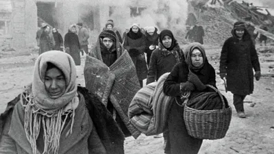 Фото \"Прорыв блокады Ленинграда\", 18 января 1943, Ленинградская обл. -  История России в фотографиях