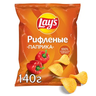 Чипсы картофельные Lay's со вкусом паприки 140 г - отзывы покупателей на  маркетплейсе Мегамаркет | Артикул: 100031004467