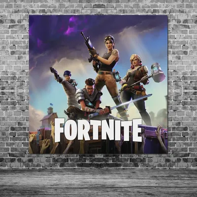 Плакат \"Фортнайт, Fortnite\", 60×60см (ID#872898111), цена: 290 ₴, купить на  Prom.ua