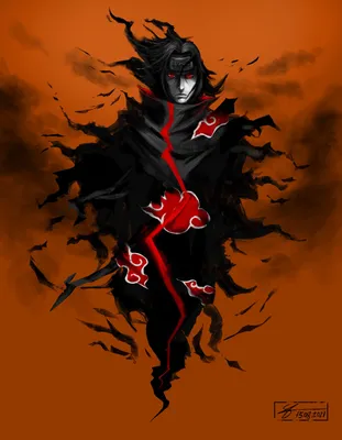 Itachi Uchiha Akatsuki Naruto Anime Painting - Tenorarts