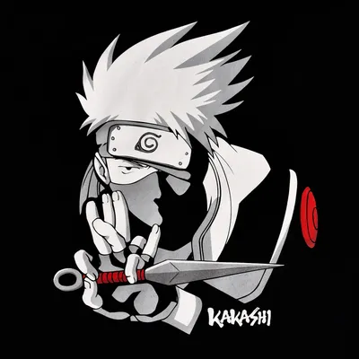 Anime-Kakashi, anime, kakashi, naruto, fan art, HD phone wallpaper | Peakpx