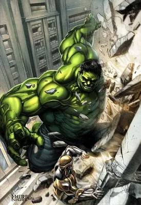 Marvel Incredible Hulk art, Вид спереди Халка, комиксы, фэнтези, халк png |  Klipartz