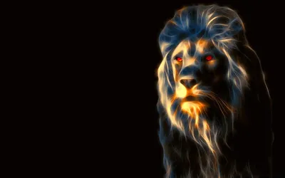 Картина “Лев в короне из цветов” | PrintStorm