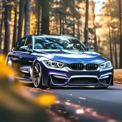 Фото BMW серый , вид спереди авто