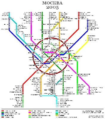 Скачать карту метро Москвы