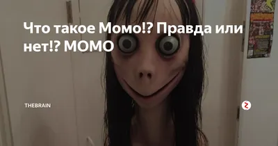 Что такое Момо!? Правда или нет!? MOMO | theBrain | Дзен