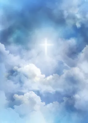 крест в облаках на фоне неба Обои Изображение для бесплатной загрузки -  Pngtree