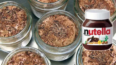 Mini Nutella + Sticker geschäftlich \"Frohe Weihnachten\"