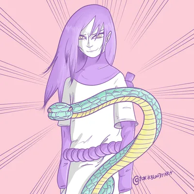 ArtStation - Snake shedding Sasuke and Orochimaru