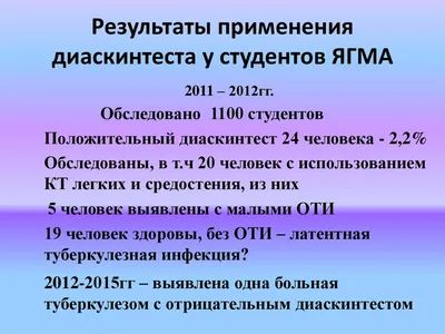 Пробу Манту заменят на Диаскинтест - Милосердие.ru