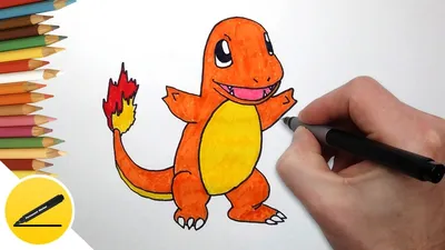 How to Draw Pokemon Charmander | Draw Pokemon step by step - YouTube