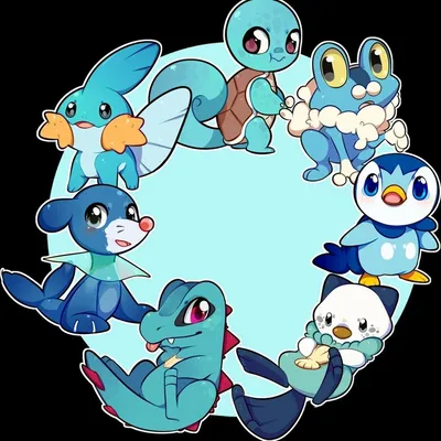 Водный тип покемонов (Pokemon) | Vcomicse | Дзен