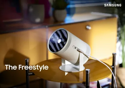 Samsung Electronics представляет The Freestyle, уникальный портативный  мультимедийный проектор – Samsung Newsroom Россия