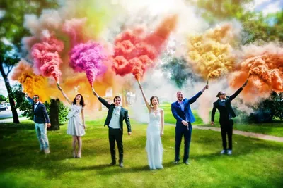 13 идей для фото с цветным дымом