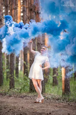 Покрашу ваш лес! Идеи для фото с цветным дымом 💚💙💜 | Александр Киз | Дзен