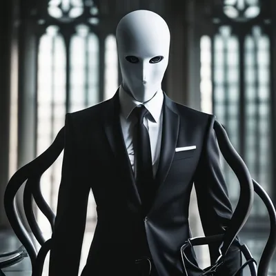 Маска Слендермена Слендера Slenderman белая черная морф балаклава в  интернет-магазине Ярмарка Мастеров по цене 1190 ₽ – JW3Q0BY | Головные  уборы субкультур, Дзержинск - доставка по России