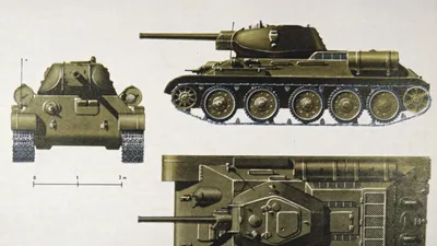 Танк Т-34-76, копия на ходу, продажа, цена 7 000 000₽ ⋆ Техклуб