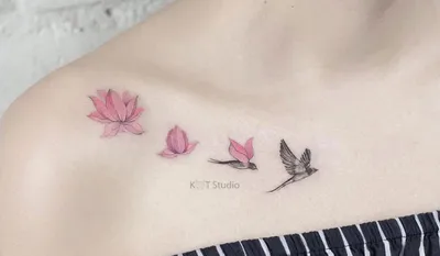 Тату для девушек - более 250 идей для красивой татуиорвки в каталоге  Classic Tattoo