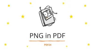 PDF in PNG umwandeln - schnell, online, kostenlos - PDF24 Tools