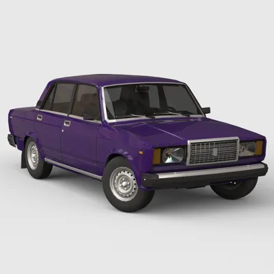 lada vaz 2107 3D Model in Sedan 3DExport